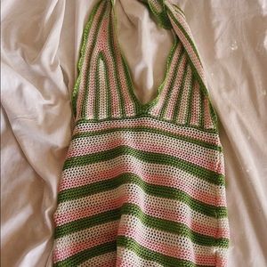 Princess Polly Crochet Tie-Neck Dress